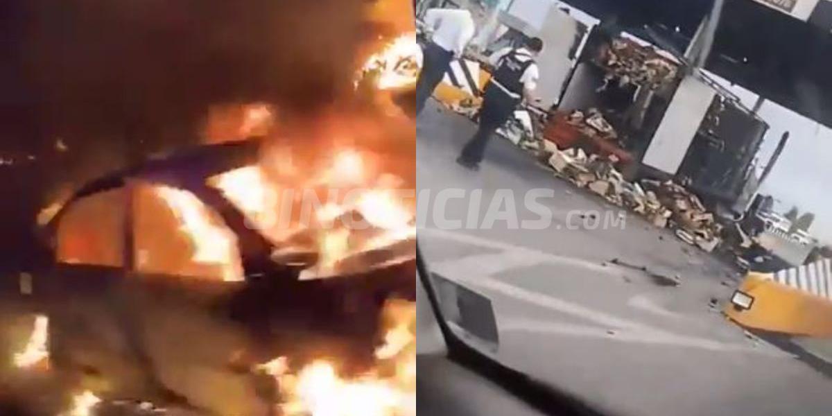Saldo de bloqueos e incendios en Zacatecas: un delincuente abatido y 13 detenidos