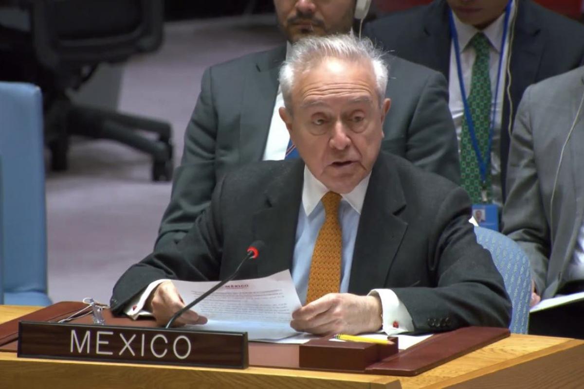 México ratifica su respaldo a Palestina para ser miembro del Estado pleno en la ONU