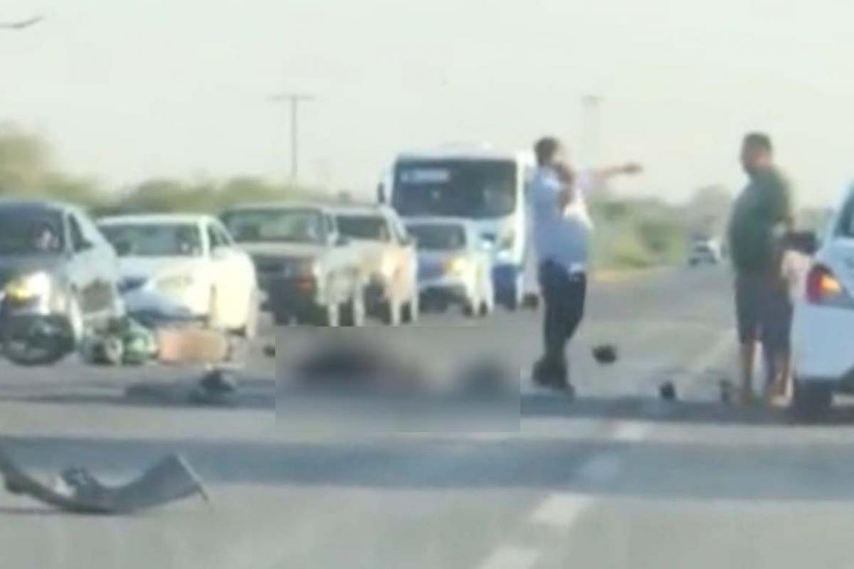 Sucedió en la carretera 25 federal que conduce de Aguascalientes a Loreto a la altura de Asientos