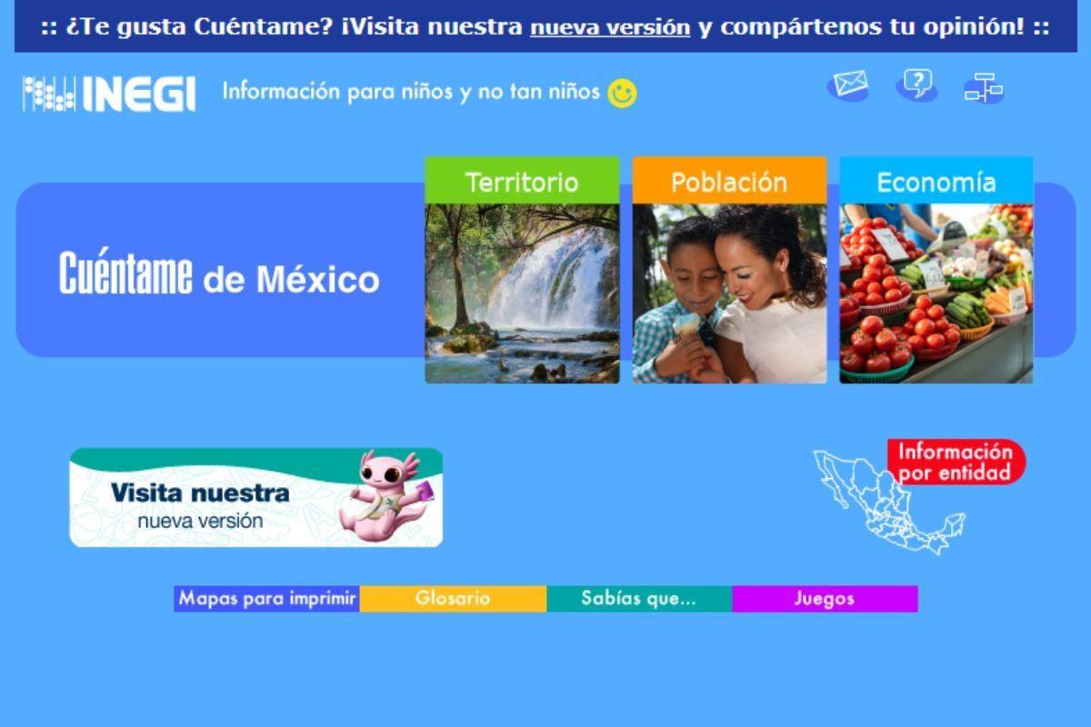 INEGI relanza el portal 'Cuéntame de México' para fomentar la alfabetización estadística desde edades tempranas