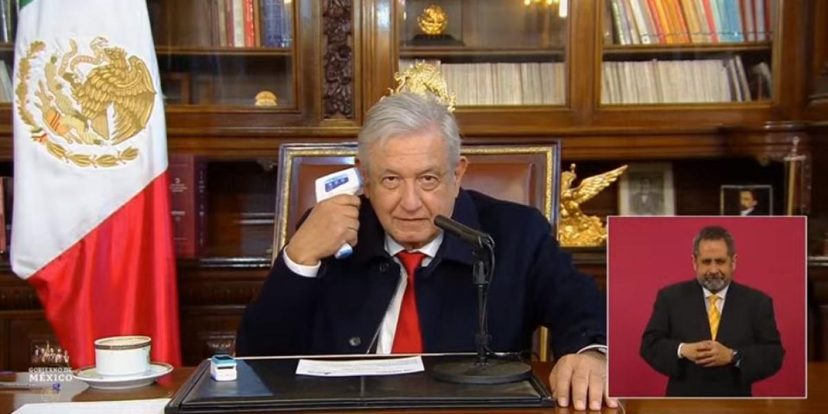López Obrador da negativo a COVID; "tengo faringitis"