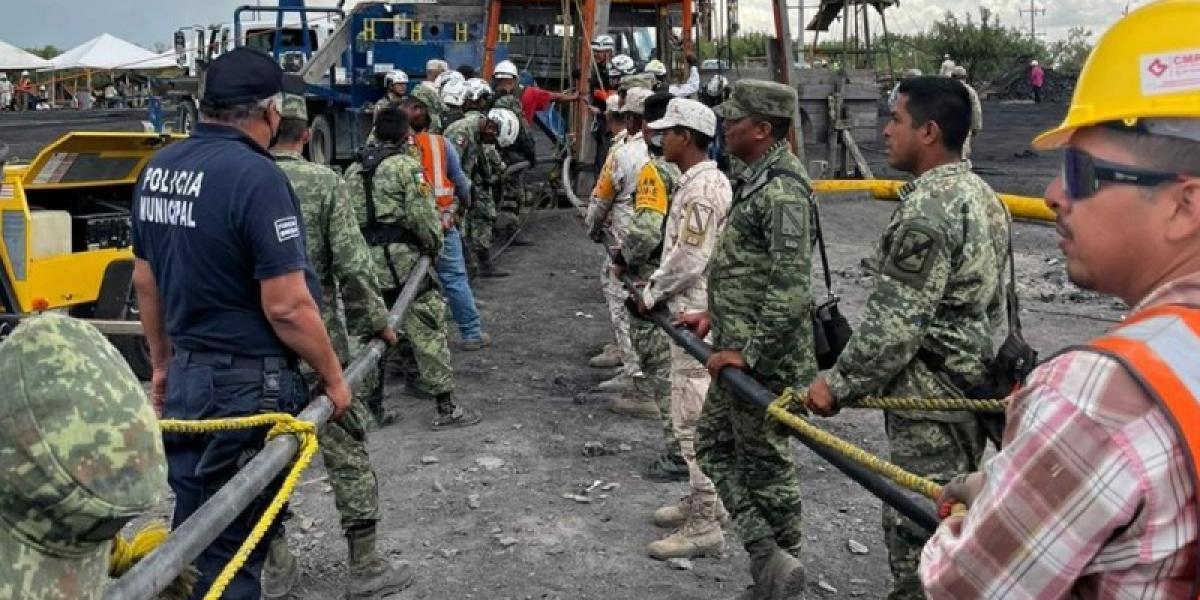 Trabajos en mina de Coahuila 