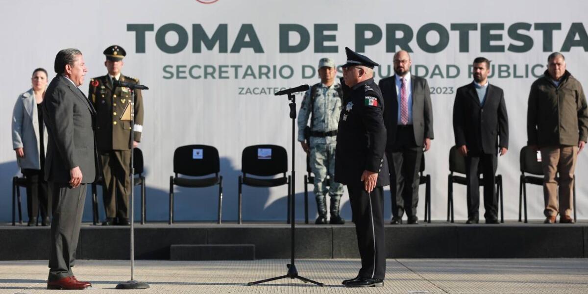 Tras destitución, asume nuevo secretario de Seguridad Pública de Zacatecas