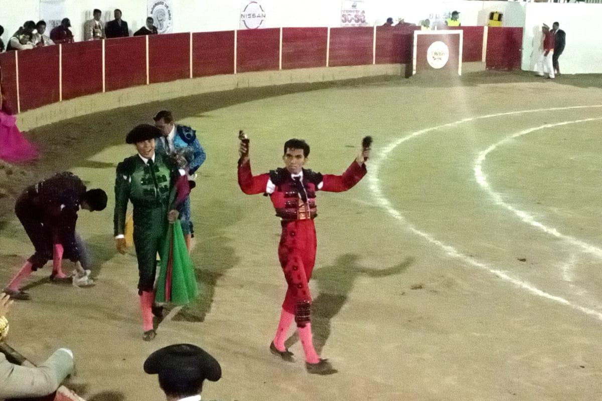 Daniel Prieto triunfó en la novillada de Rincón de Romos.