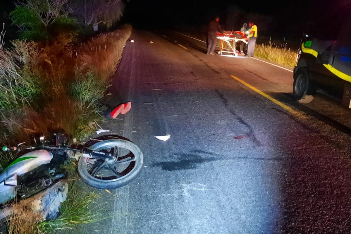 Muere ciclista impactado por una moto