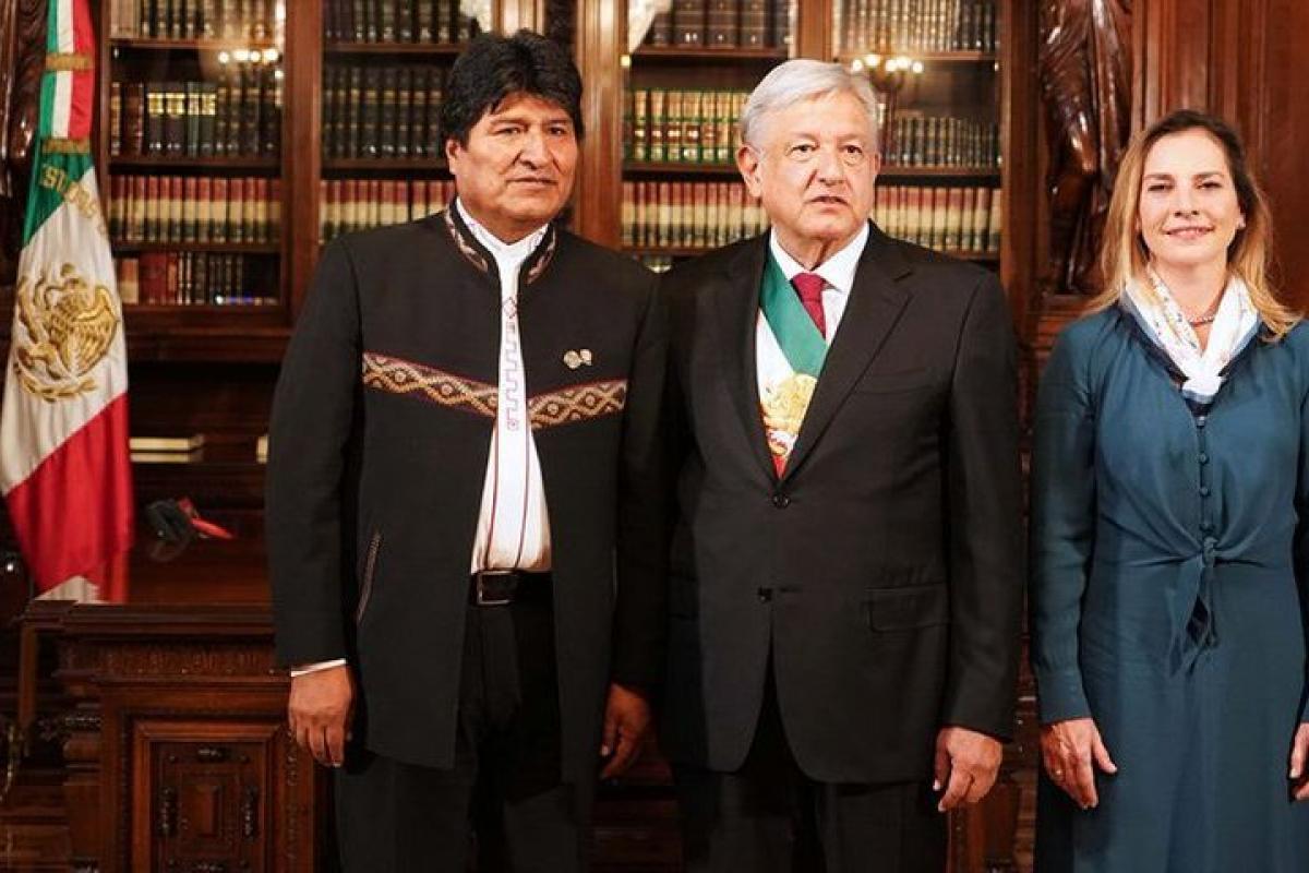 AMLO y Evo Morales 