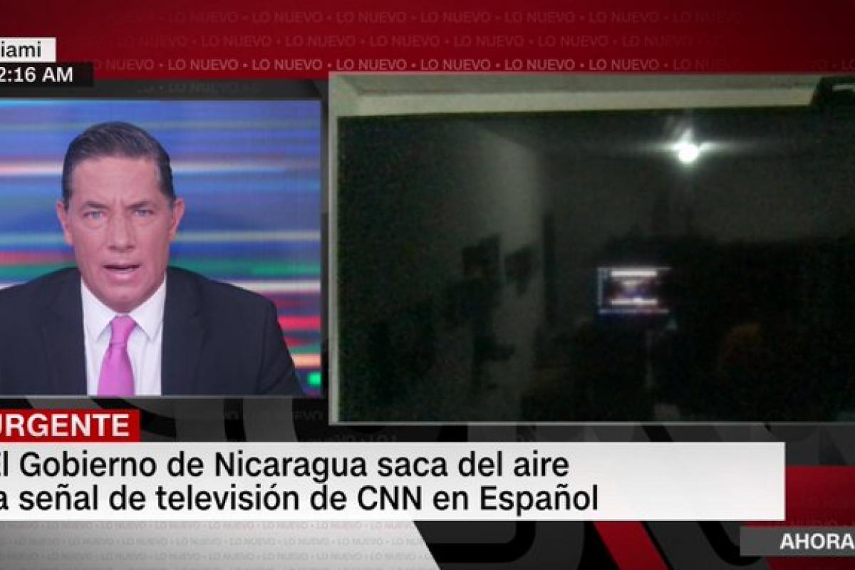 Gobierno de Nicaragua le retira la señal a CNN en Español