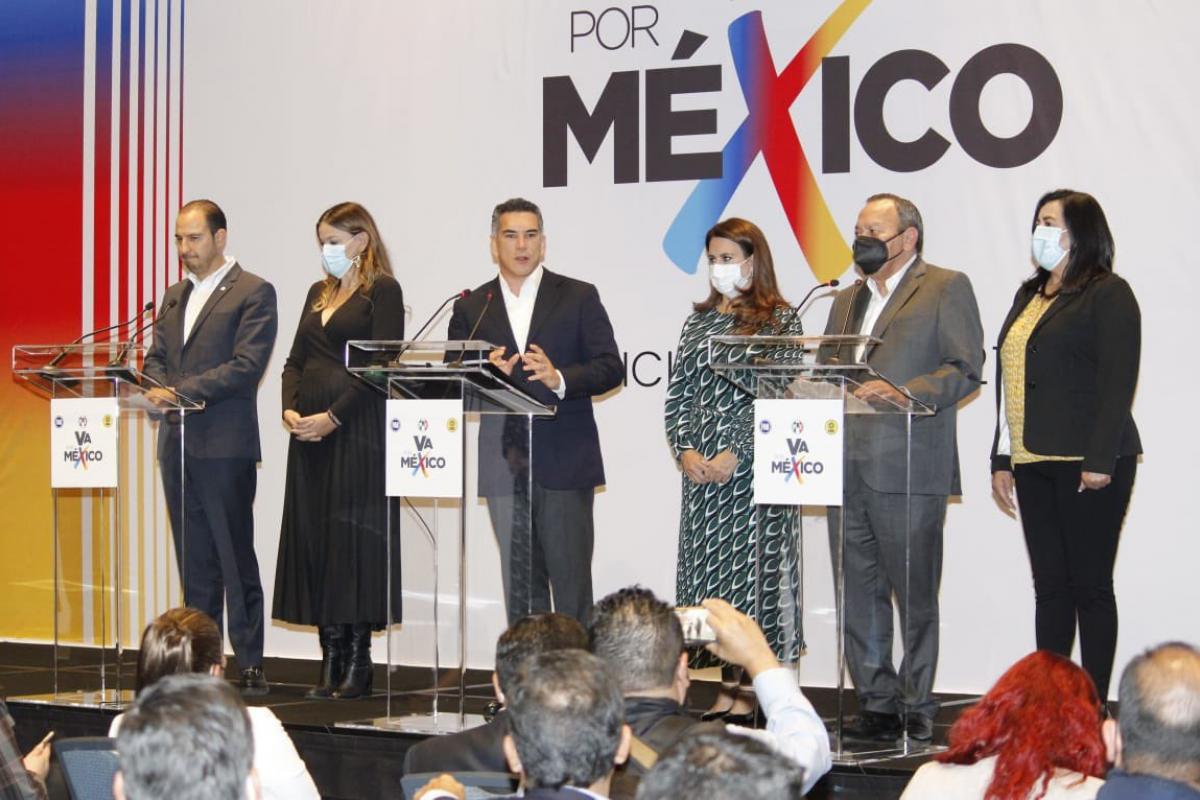 Se rompe "temporalmente" la coalición Va por México 