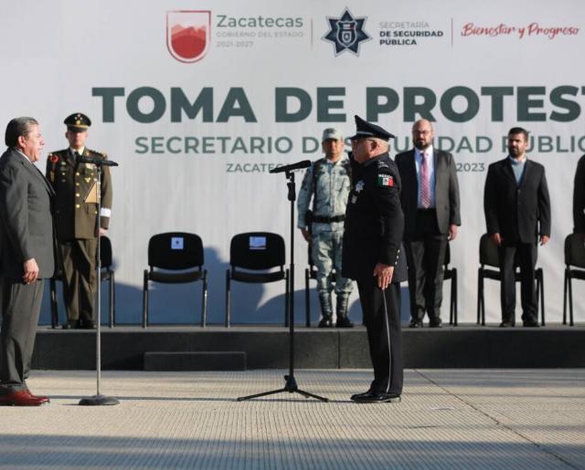 Tras destitución, asume nuevo secretario de Seguridad Pública de Zacatecas